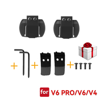 EJEAS V6 Pro/V4 Motorcycle Bluetooth Headset Helmet Clip Metal Bracket 3.5ｍｍ For Vnetphone Teleheer Interphone Accessories Gift