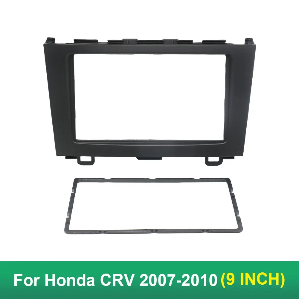 

2 Din Car DVD Stereo Radio Navigation Fascia Dash Panel Frame Trim Kit Fit for Honda CRV 2007 2008 2009 2010