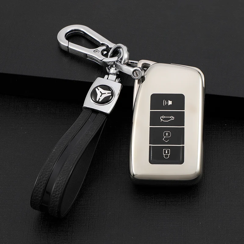 TPU Leather Car Remote Key Case Cover Bag Shell Holder for Lexus NX GS RX IS ES GX LX RC 200 250 350 LS 450H Accessories