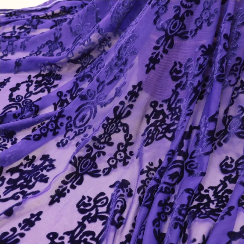 

Woven embroidered velvet brocade viscose printed and embossed fabric nightgown dress cheongsam