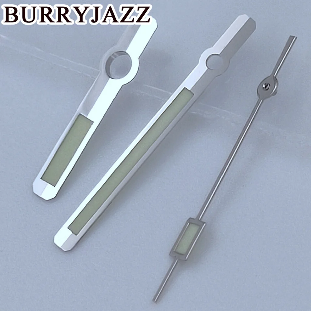 BURRYJAZZ NH35 NH36 NH38 7S26 7S36 4R35 4R36 Watch Hands Black Silver Gold Rose GoldHands Green Luminous