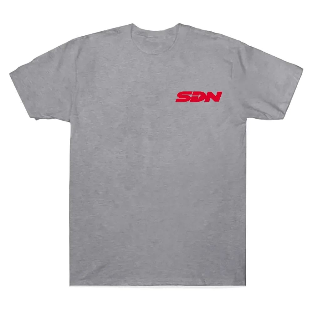 إرسال لعبة SDN تي شيرت الرجال القطن الخالص تي شيرت الصيف للجنسين قصيرة الأكمام المحملة الساخن لعبة Harajuku الأعلى Y2K عادية عالية الجودة #4