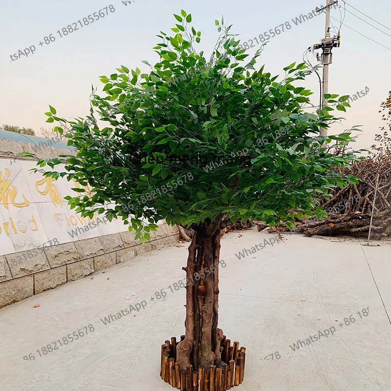 

Simulation big tree interior decoration large fake tree simulation banyan tree decoration hotel lobby, decoration