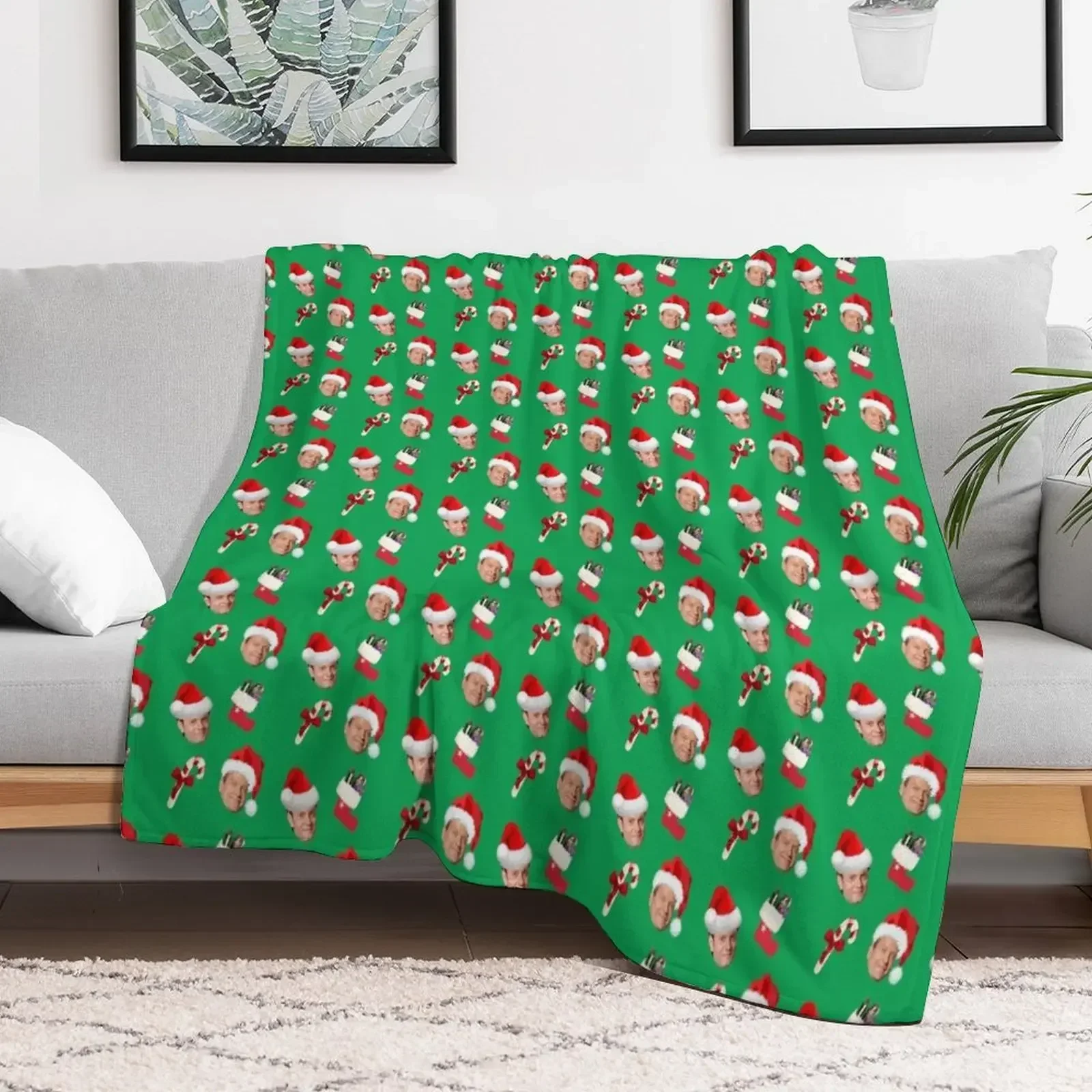 frasier & amp; niles christmas pattern Throw Blanket Summer Beddings Retros decorative Blankets