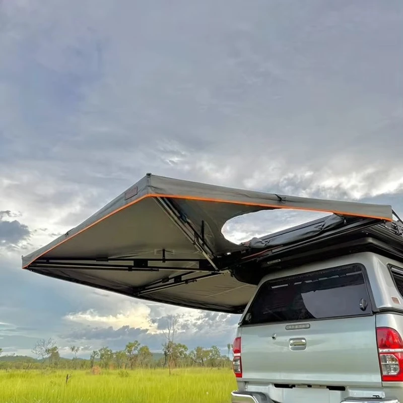 Camping Car Accessories  Offroad 270 Awning Tent 2m 2.5m 270 Degree Outdoor 270  Car Side Awning With Walls