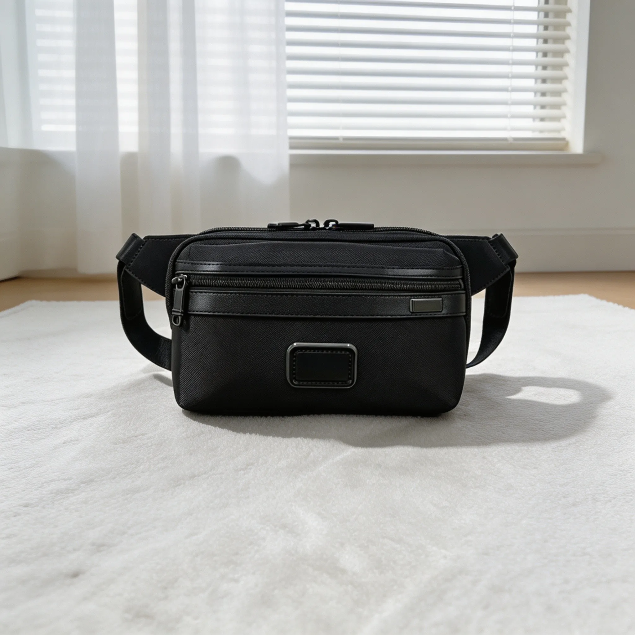 Men’s Stylish Abrasion‑Resistant Crossbody Shoulder Bag, Nylon Multi‑Functional 2‑in‑1 Chest Sling & Waist Bag for Daily Use