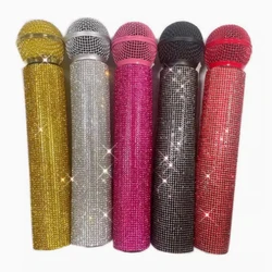 Factory Artificial Plastic Mic Headset Podcast Fa ke Microphone Prop mic Toy Bulk for Training show video