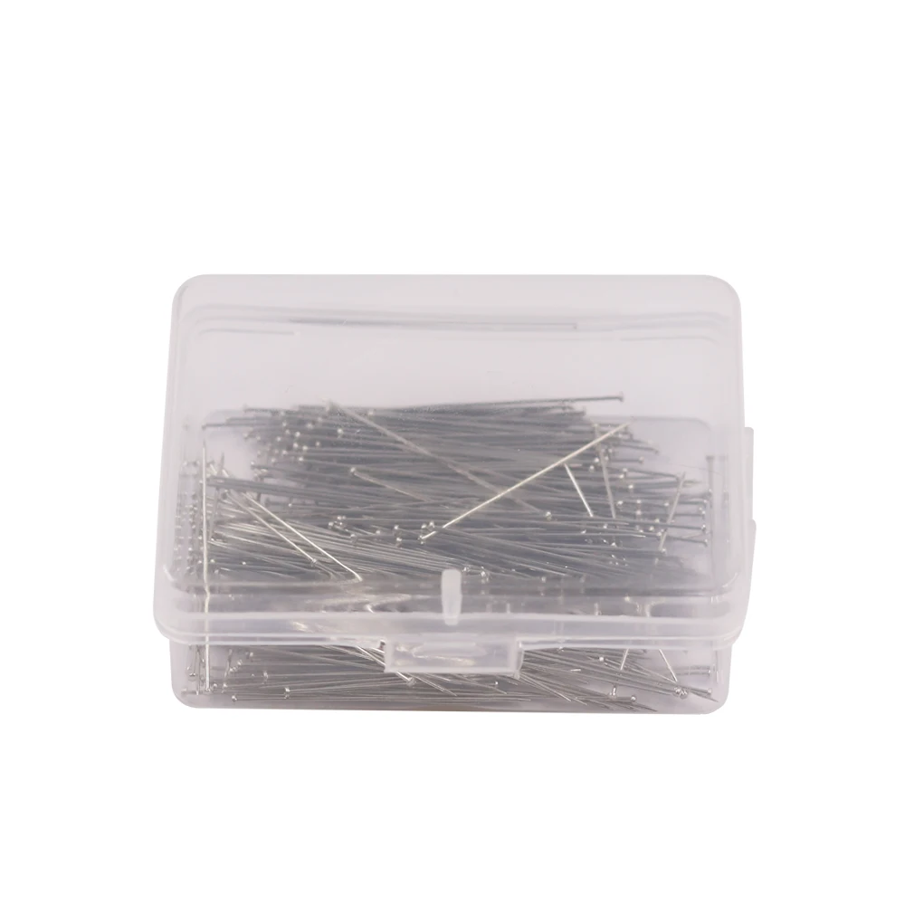 300Pcs Stainless Steel Sewing Pins Fine Satin Straight Pin Dressmaker Pins Tailor Fabric Craft for Jewelry Making Sewing Tools