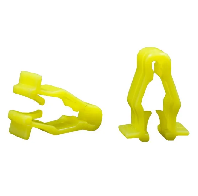 Clip de couverture de corps à pression jaune identique à la pièce Honda 1 pièce évite desserrage jaune pour moto facile à installer