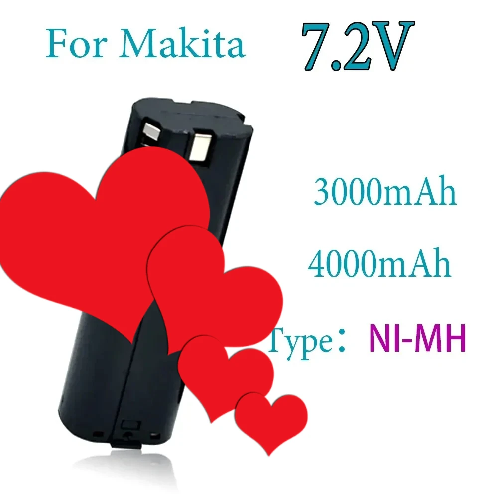 

Lithium 7.2V 3000mAh power tool battery, for MAKITA 7033 7002 7000 632003-2 191679-9 192532-2 cordless drilling tool battery