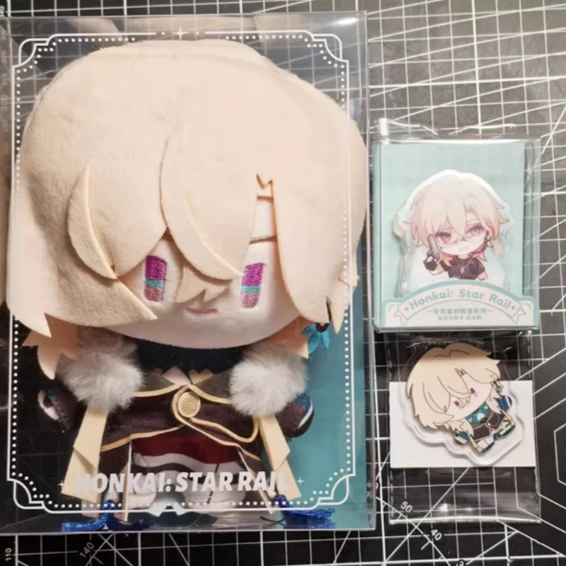 Oryginalna gra Mihoyo Honkai Star Rail, seria Q-Version, Jing Yuan Fu Xuan Mydei Aventurine, anime cosplay, pluszowa lalka, zabawka, maskotka, prezent.