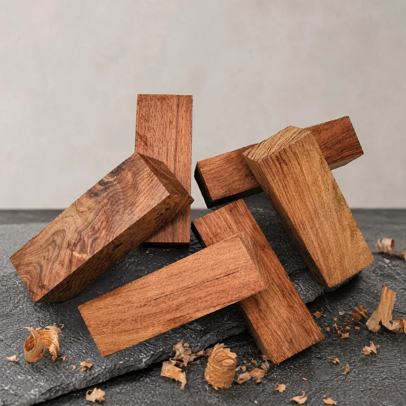 1 pieza de Material de palisandro para hacer mango de cuchillo DIY y otros mangos DIY manualidades 120*40*30MM