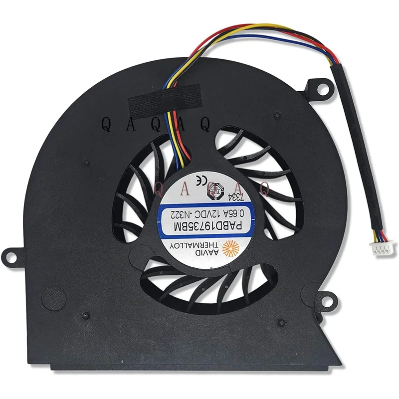 

QA NEW Cooler Radiator CPU Cooling Fan for MSI GT62VR 6RD GT62VR 6RE GT62