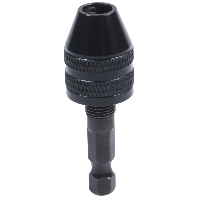 بدون مفتاح الحفر تشاك مفك البراغي ، محول سائق تأثير ، عرقوب الأسود ، 0.3-3.6 مللي متر ، 3X