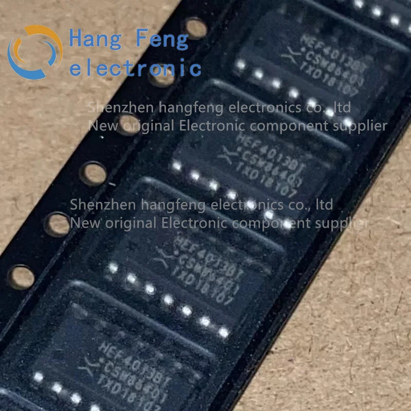 10PCS HEF4013BT HEF4013BT.652 HEF4013BT Mark HEF4013 SOP14 Dual D Flip-Flop Logic Chip New Original