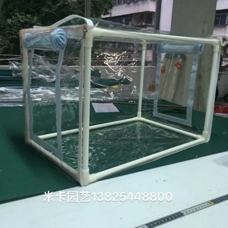 

Мини-теплица для растений, непромокаемая, для балкона, для суккулентов, цветов, рассады овощей, с цветочным горшком, теплая оранжерея для сада