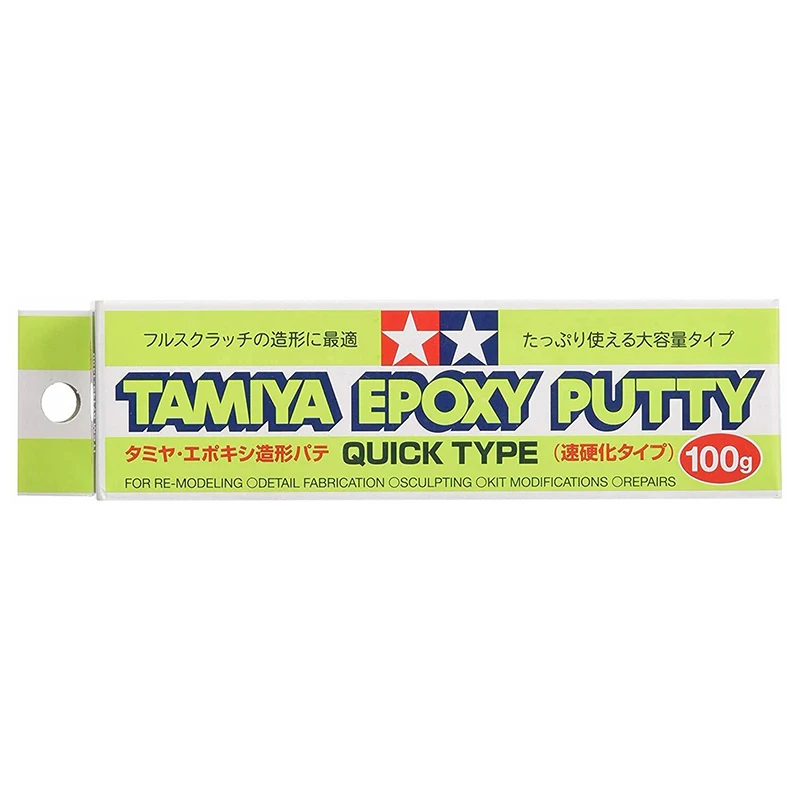 タミヤ87143エポキシputtyクイックタイプ、100g (3.52oz) モデリング