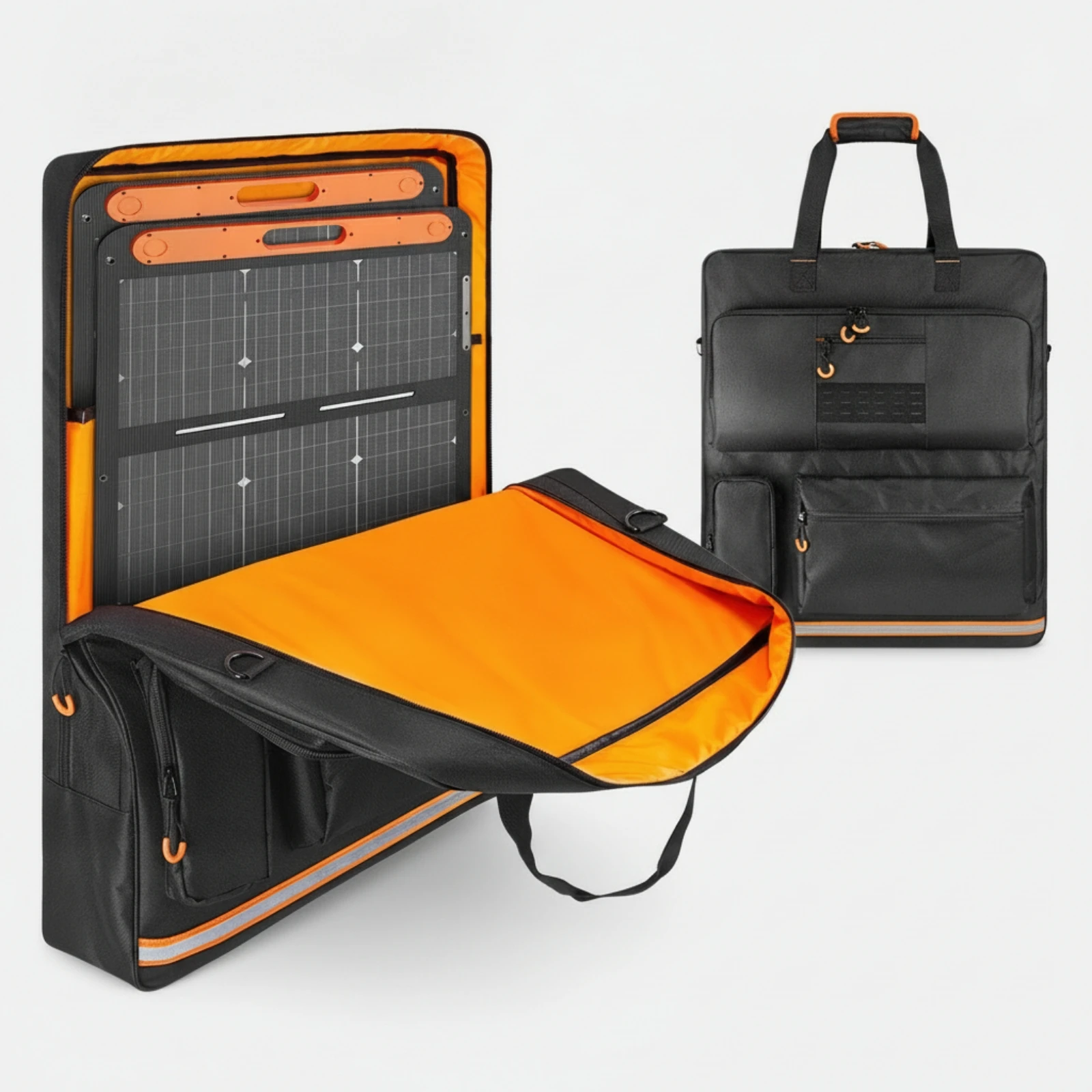 Solar Panel Travel Bag with Shoulder Strap Waterproof Solar Panel Bag with Shoulder Strap Portable Adjustable for Campers view 4