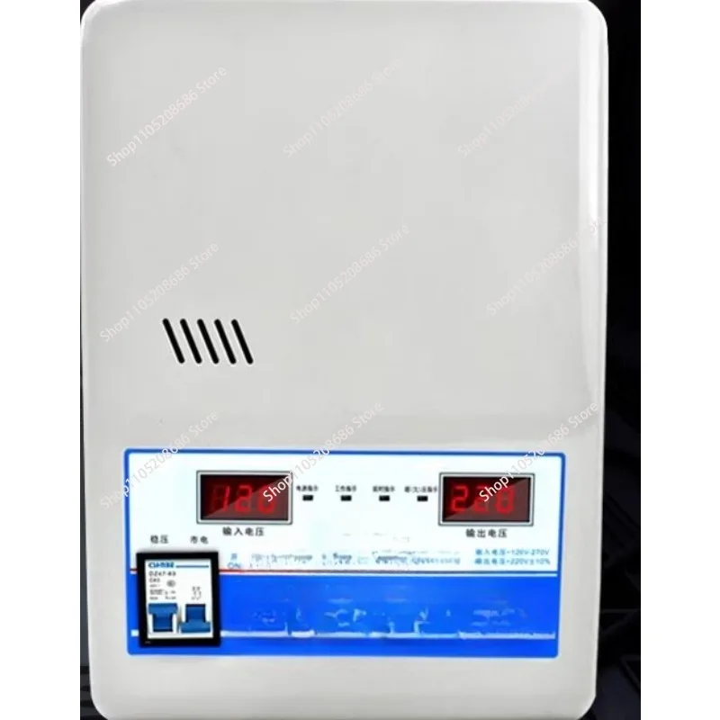 15000W automatic 220V computer air conditioner ultra-low voltage AC single-phase voltage regulator 15KW wall mount