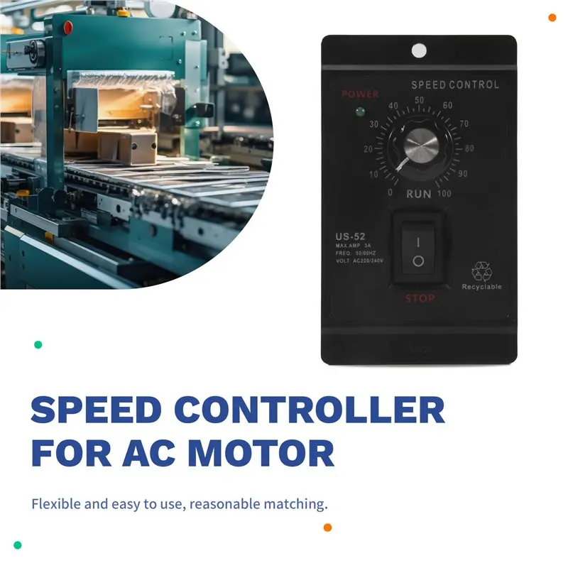 N82R 400W Motor Speed Controller AC 220V Motor Speed Regulator Controller Forward And Backward Motor Governor Controller