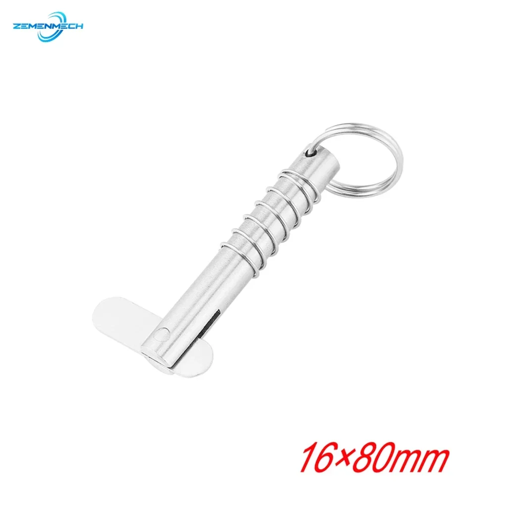 M16*80mm Marine Grade Stainless Steel 316 Boat Quick Release Pin Marine Hardware Deck Hinge Replacement Boat Accessories Yacht