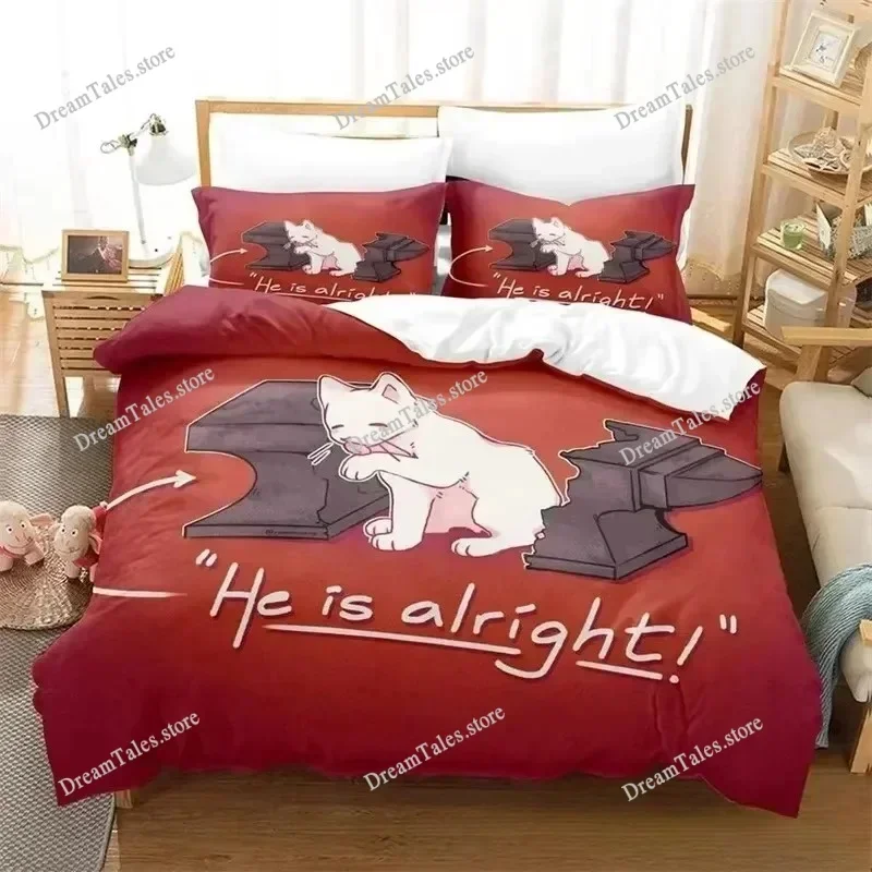 Wilbur Soot Are You Alright Technoblade Lovejoy Bedding Set Boys Girls Twin Queen King Size Duvet Cover Pillowcase Bed Adult963