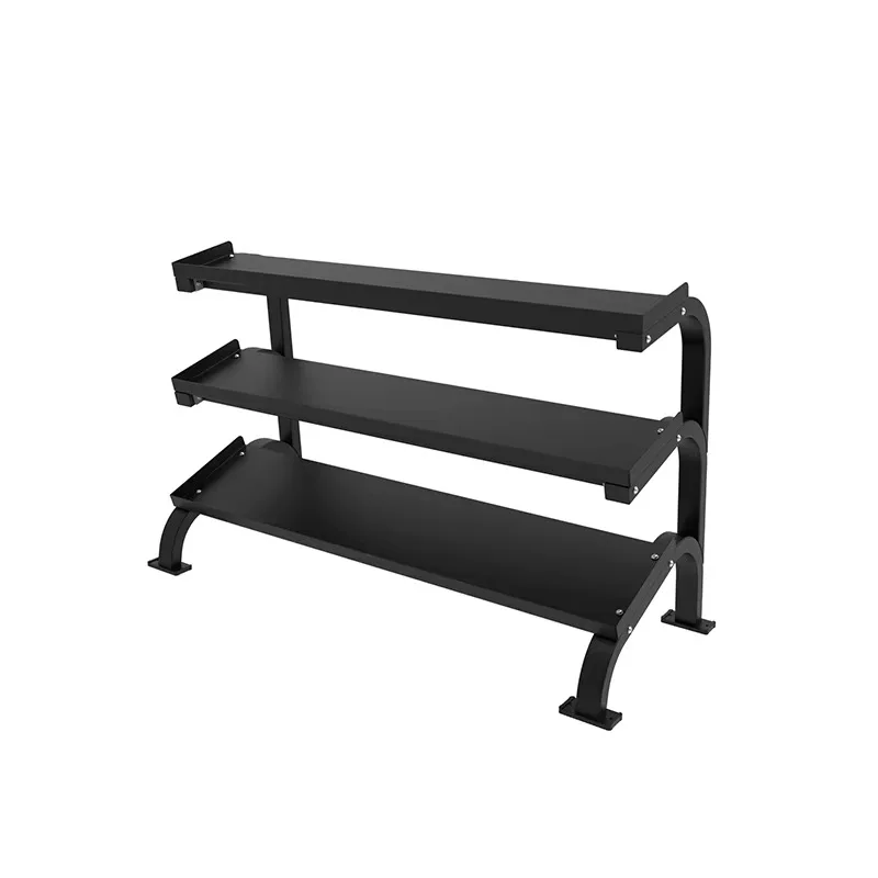 Dumbbell Rack High Quality 3-tier Storage Stand Suitable For Kettlebells And Dumbbells Commercial And Home Use Stable Structure
