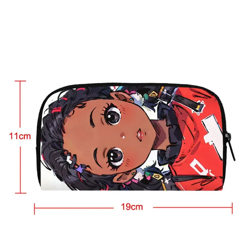 Afro Women Pattern Print Wallet American Africa Girls Purse Key Credit Card Earphone Holder Black Money Bag Long Wallets