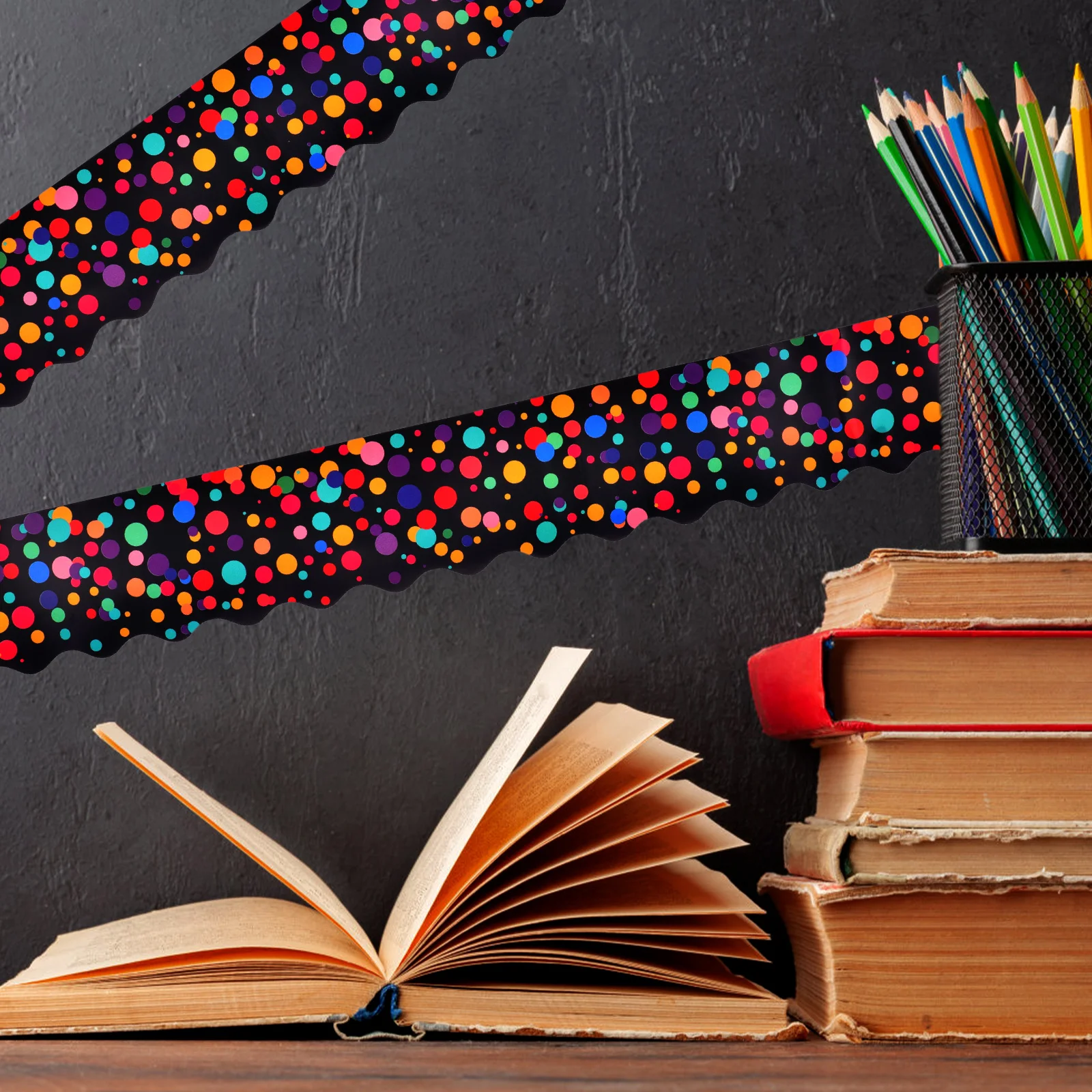 

Colorful Stickers Display Board Borders Colored for Blackboard Wall Paper Bulletin Boards