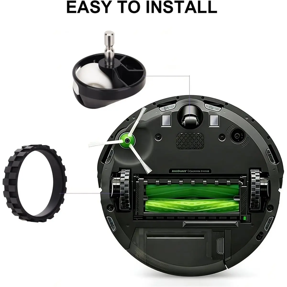【MUST-HAVE LIST】 Replacement Front Caster Wheel Tire for 500, 600, 700, 800, 900, E and I Series Models