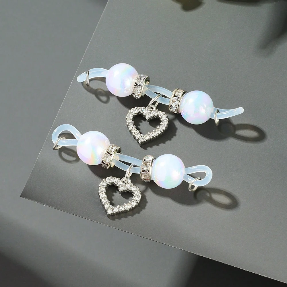 Faux Nipple Rings, Adjustable Clip On
