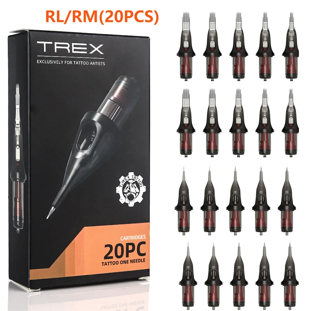 

20 pcs Kiss of Dragon NB Tattoo Cartridge Disposable Tattoo Needles RL RM Professional Sterilized Safety for Tattoo Gun