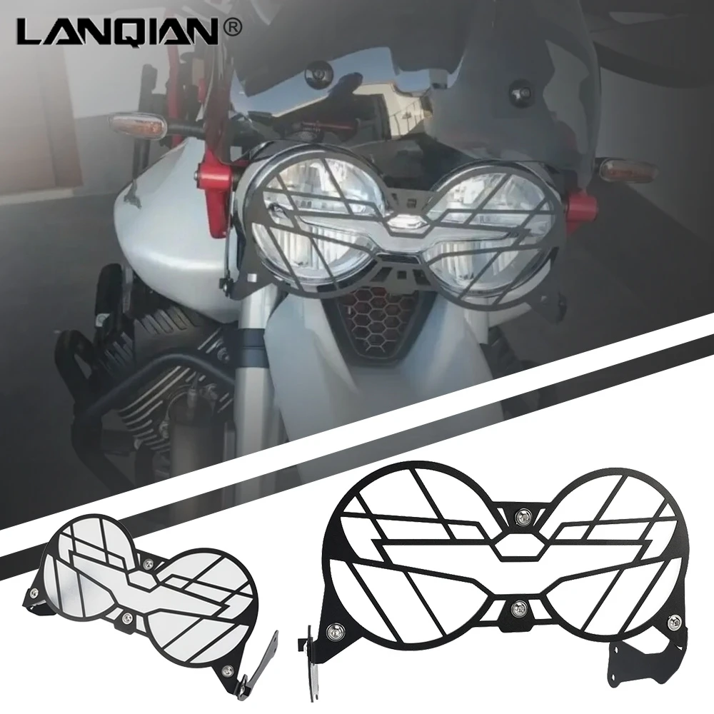 

For Moto Guzzi V85TT V 85 TT V85 TT 2019 2020 2021 2022 2023 2024 Motorcycle Accessories Headlight Guard Head Light Grille Cover