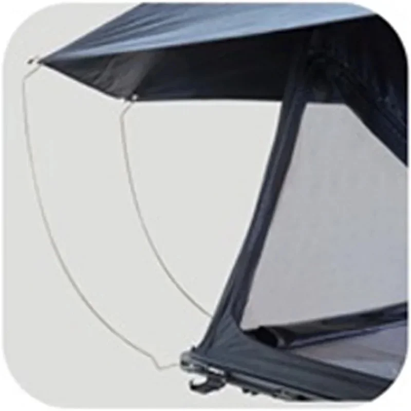 Premium Ultra Thin 9CM Triangular Aluminum Alloy Waterproof Roof Top Tent Off Road Self Driving Camping Accessories Easy Install