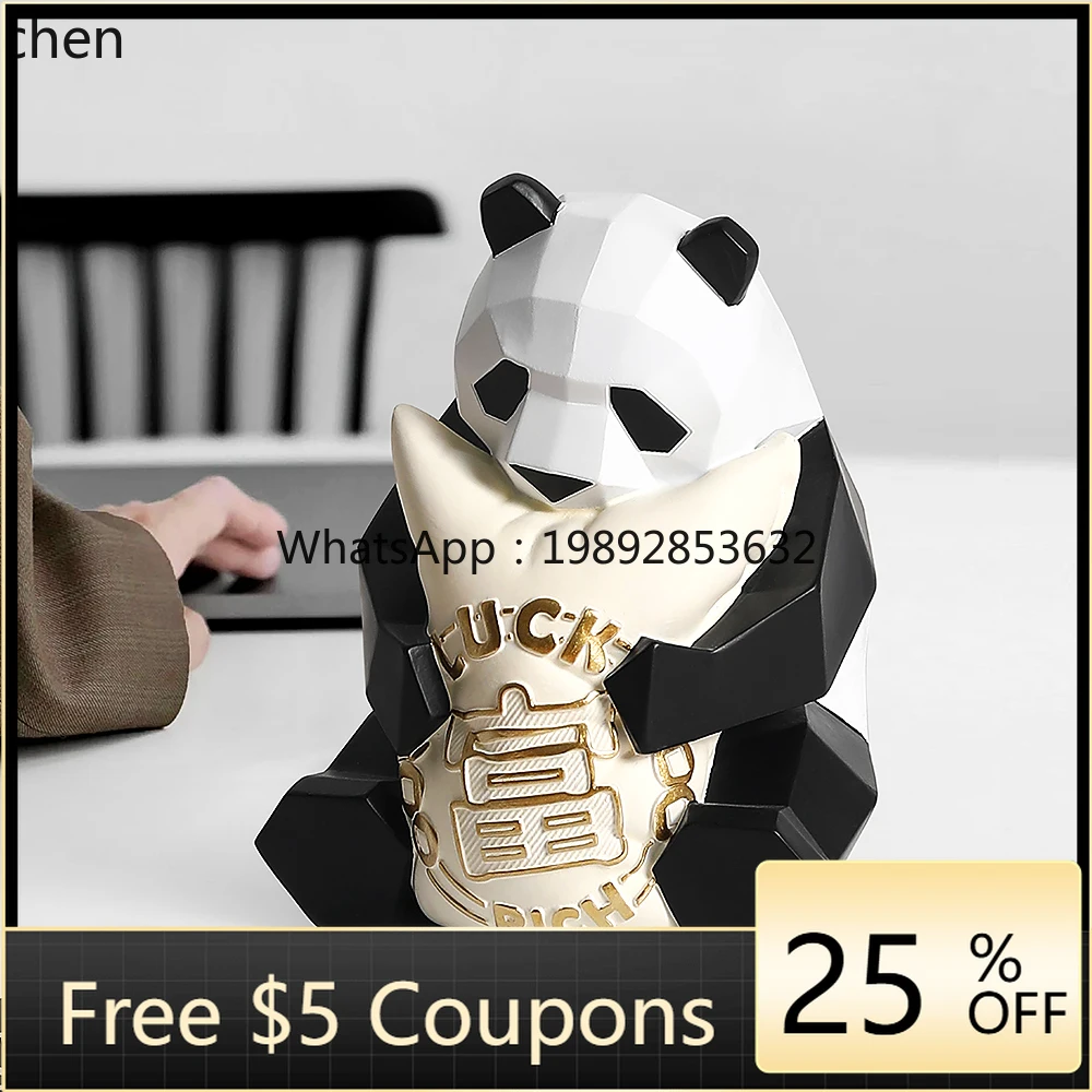 

get rich panda merchandise ornament to send friends opening event gifts