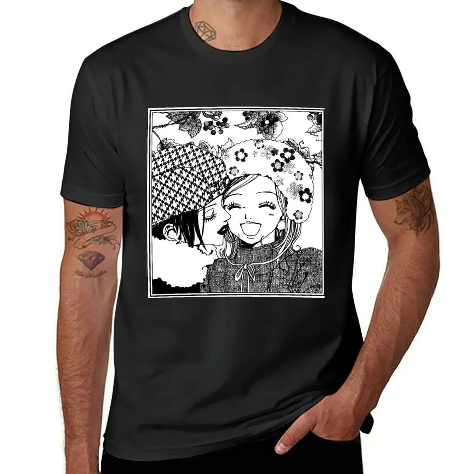 Nana Yazawa ai manga T-Shirt street wear sublime quick-drying t shirts for men