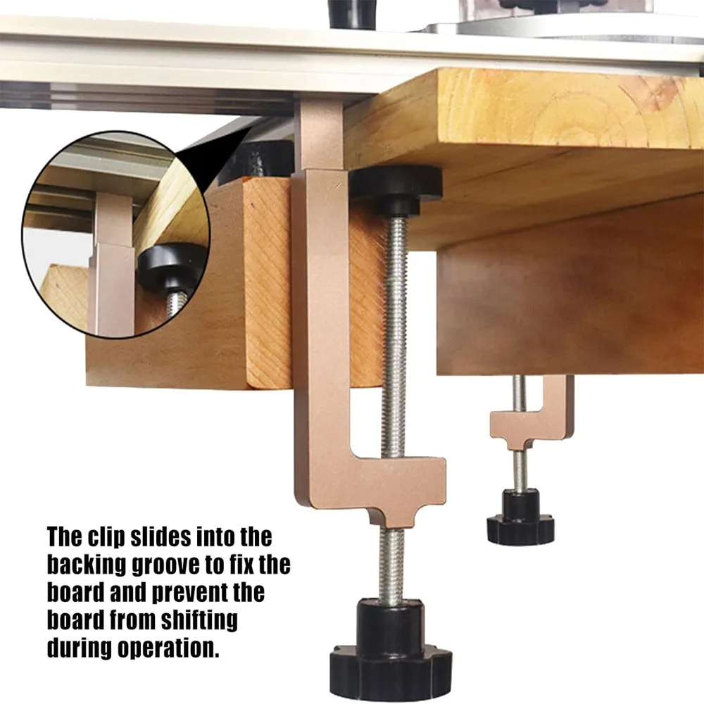 Instradamento Jig Frame rifilatrice fresatura scanalatura incisione guida guida guida ausiliaria regolabile staffa strumento per la lavorazione del