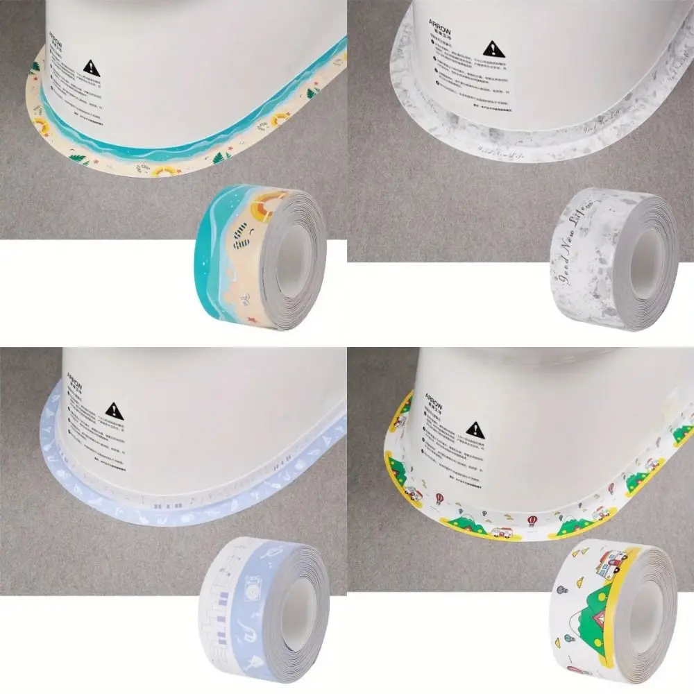 Professional 3.2m/Roll Seam Adhesive Tape PVC Anti-Mildew Caulk Tape Waterproof Self Adhesive Kitchen Sealant Strip Home Use