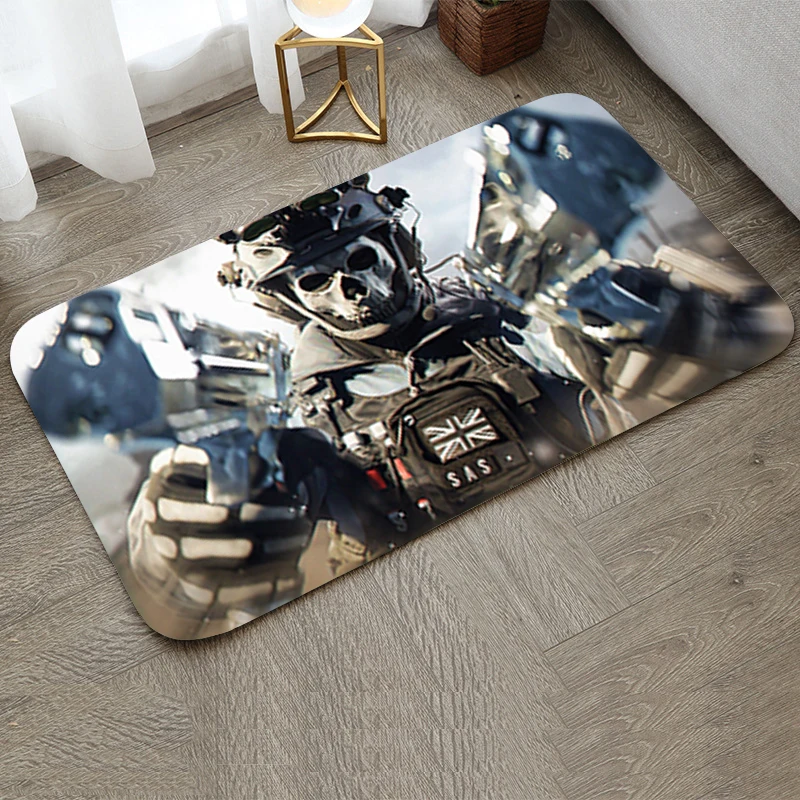 

Foot Mat Call of Duty Balcony Gamer Kitchen Mats for Floor Bathroom Rug Room Rugs Carpet Home Bath House Entrance Door Hallway