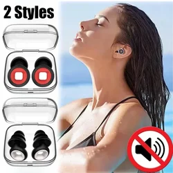 NEW Silicone Earplug Sleep Noise Ear Plug Canceling Noise Reduction Soundproof Anti Soft Slow Rebound Protection Ears Silicone