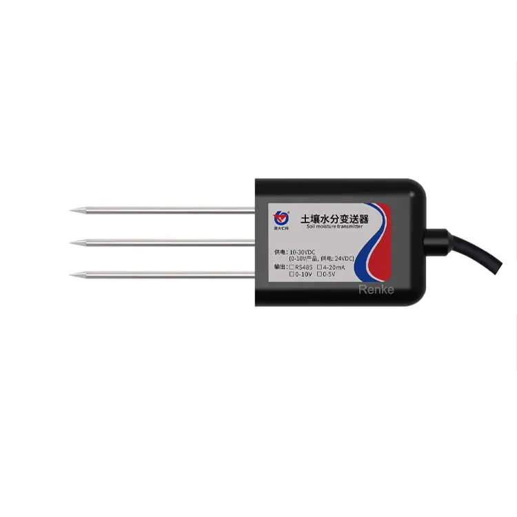 Renke RS485 Stainless Steel Soil Probes IoT Soil Moisture Sensor 4-20ma for Agriculture