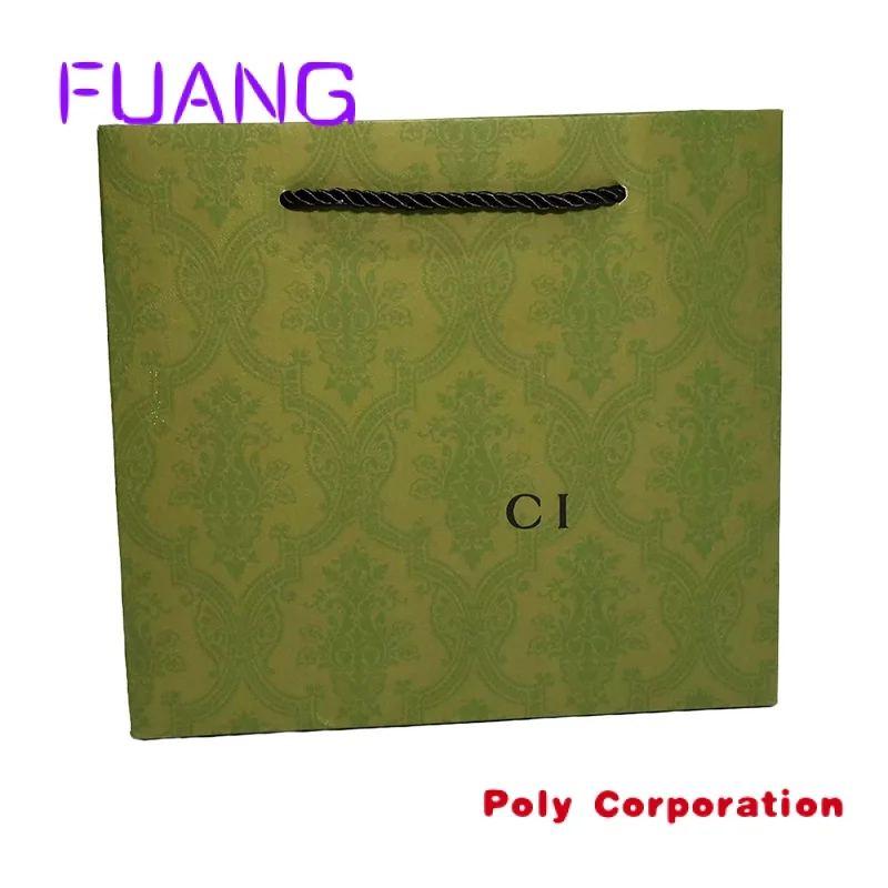 Imagem -02 - Bolsas de Embalagem de Papel de Marca de Luxo High End Personalizado Livre Design Bolsa de Embalagem de Papel de Arte Pequena Tote Bolsa de Papel de Compras para o Luxo