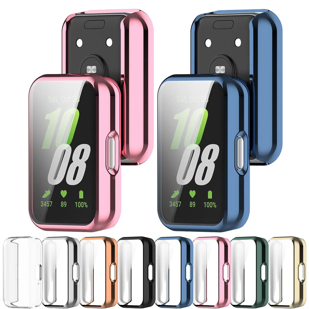 Full Protective Case Cover Shell For Samsung Galaxy fit 3 SM-R390 Replacement Accessories Frame Cases 360 TPU Screen Protective