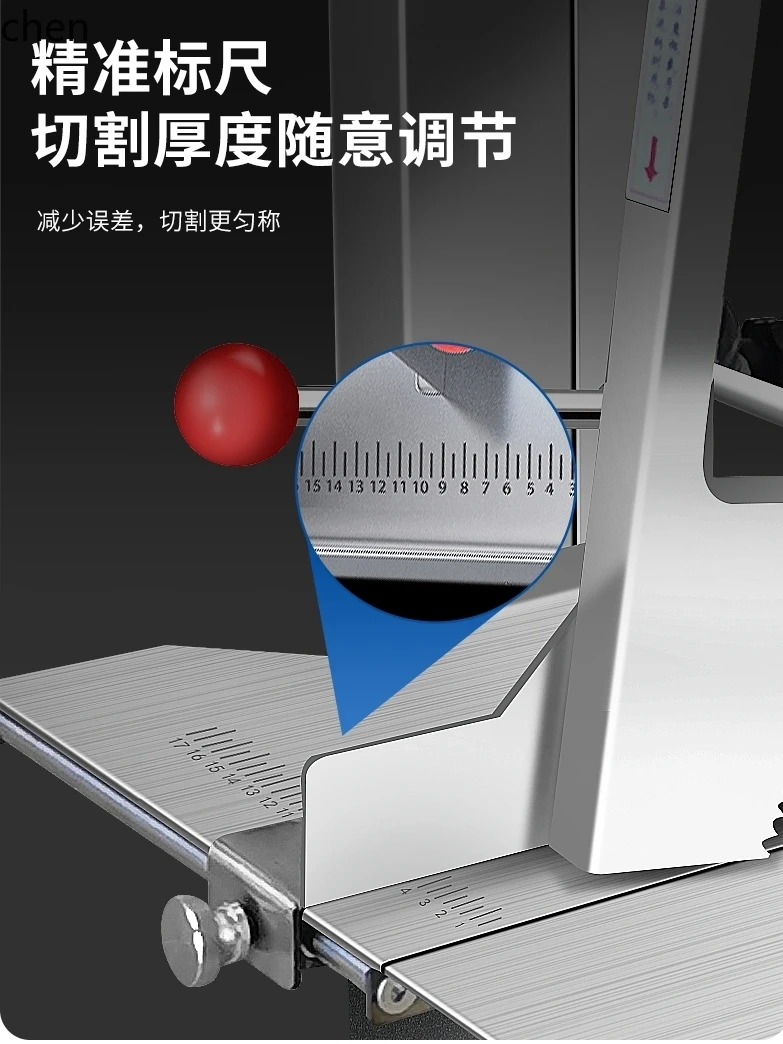 LXC Bone Cutting Machine Small Household Electric Cutting Bone Ribs According to Pig's Trotter Drama Frozen Meat Beef Bone