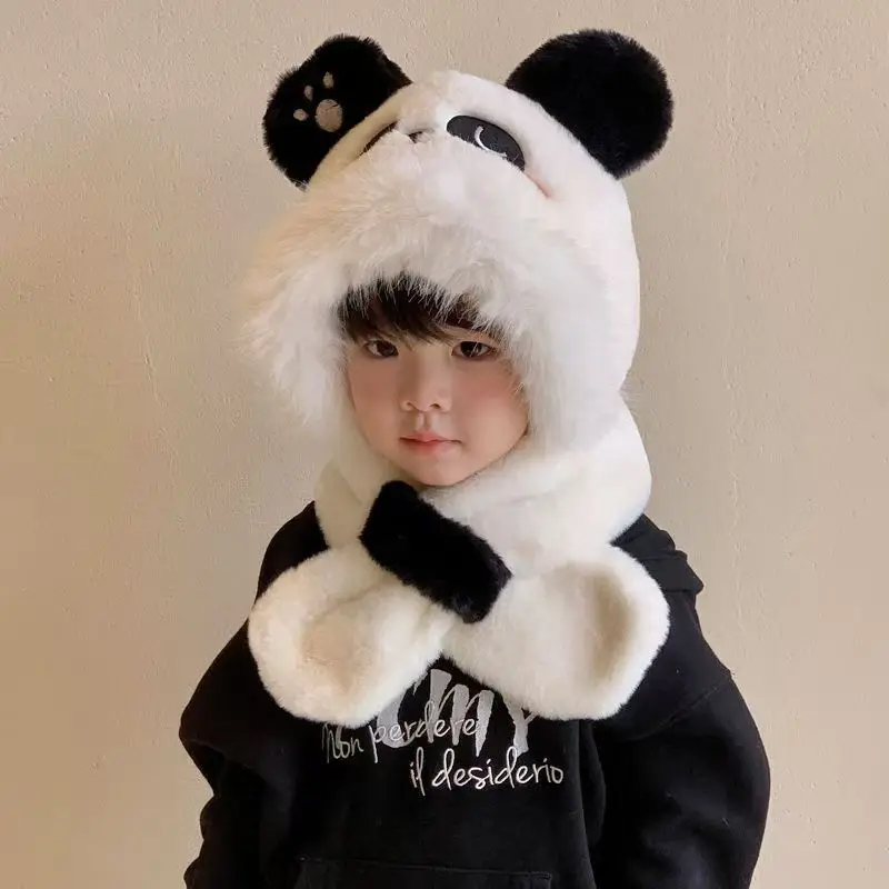 

Children's Hat, Baby Scarf Super Cute Hats for Autumn and Winter, Thickened and Warm Baby Ear Protection Hats for Boys and Girls