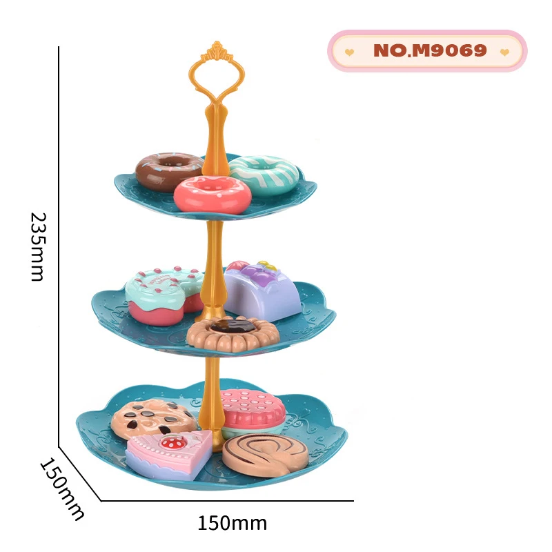 Simulatie Dessert Taart Toren Snacks Combinatie Speelgoed Creatief Plezier Afternoon Tea Meisjes Interactief Spel Speelgoed Kinderen Speelhuis Speelgoed