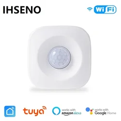 Tuya WIFI Smart PIR sensore di movimento rilevatore sensore di movimento Smart Life APP sistema di automazione domestica Wireless tramite Alexa Google Home