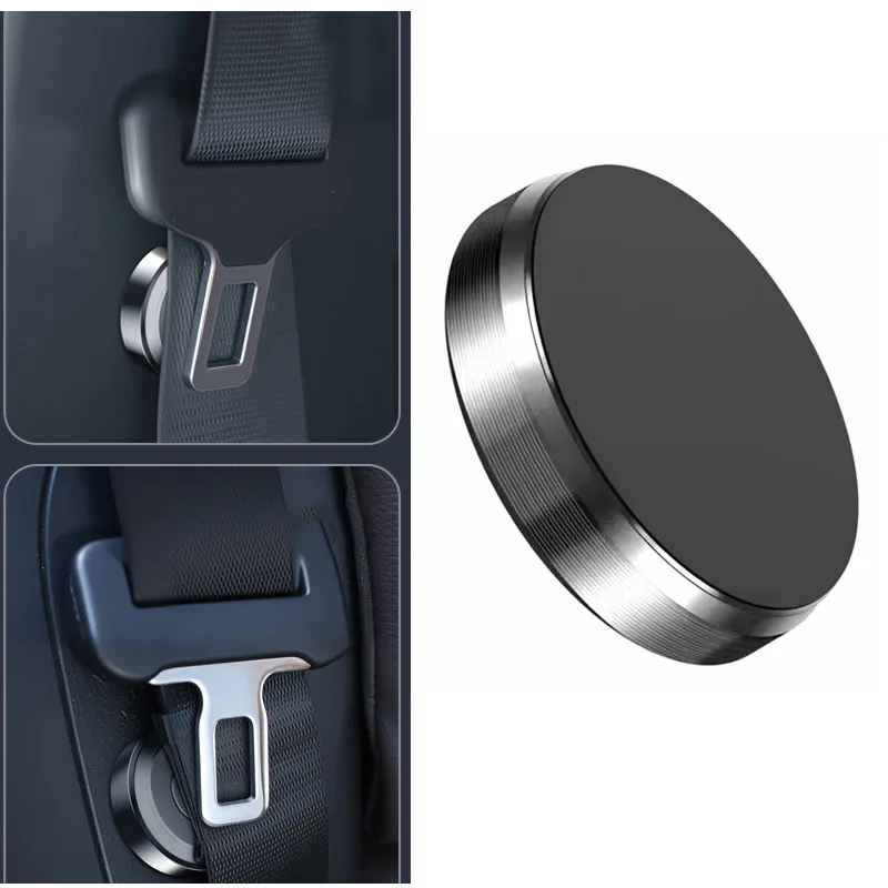 

2pcs Magnetic Seat Belt Fixing Clips Fastener Car Interior Seat Belt Accessories Clip Buckle For Most Car Trucks Non-Slip Design