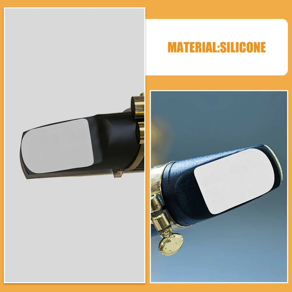 

80 Pcs Silicone Tooth Pad Alto Saxophone Mouthpiece Accessories Music Clarinet Cover Silica Gel Tenor Cushion