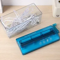 High Quality ABS Hand Shredder Hand Crank Mini Manual Shredder Transparent Eco-Friendly Documents Paper Cutting Tool Home Office 6